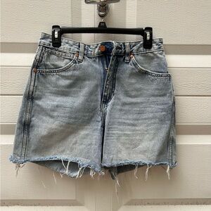 Wrangler Blue Mini Jean Shorts Casual